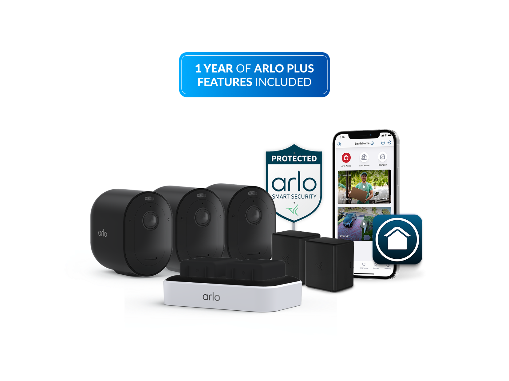 Pro 6th Gen 3 Cam & Arlo Secure Kit - Image 2