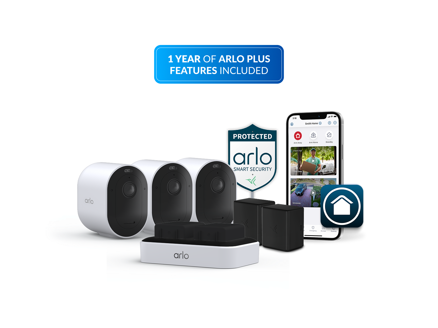 Pro 6th Gen 3 Cam & Arlo Secure Kit